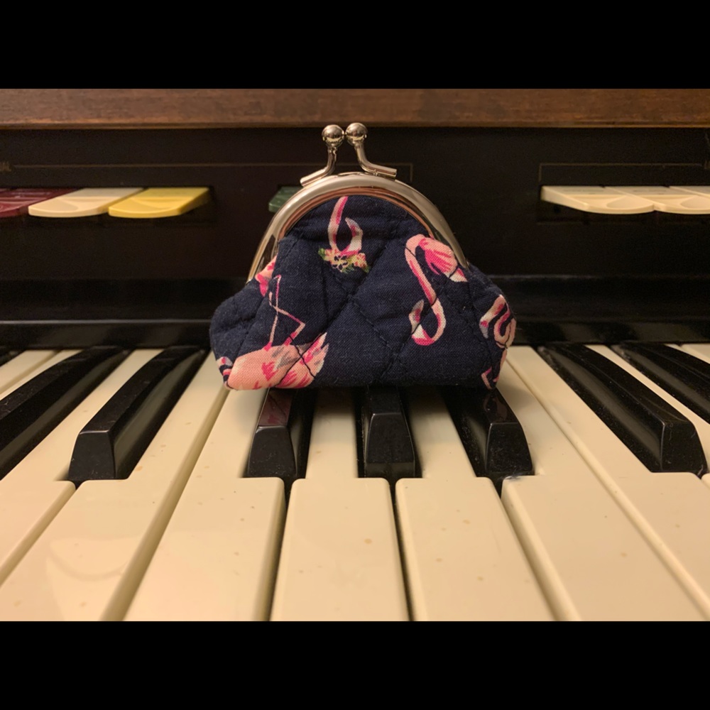 Vera Bradley Iconic Mini Kisslock Coin Purse